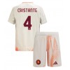 AS Roma Bryan Cristante #4 Auswärtstrikot 2024-25 Kurzarm (+ kurze hosen)